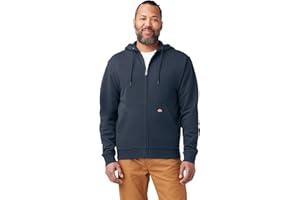 Dickies mens Full Zip Fleece Hoodie