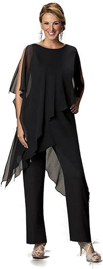 black mother of the bride pant suits