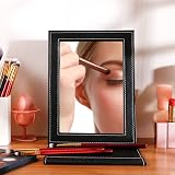 DUcare Folding Desk Mirror 6x8 in Ultrathin Portable with Adjustable Stand view 3