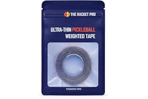 The Racket Pro Weighted Tungsten Tape for Pickleball Paddles | Ultra Thin 1 Gram Per Inch | Canadian Company