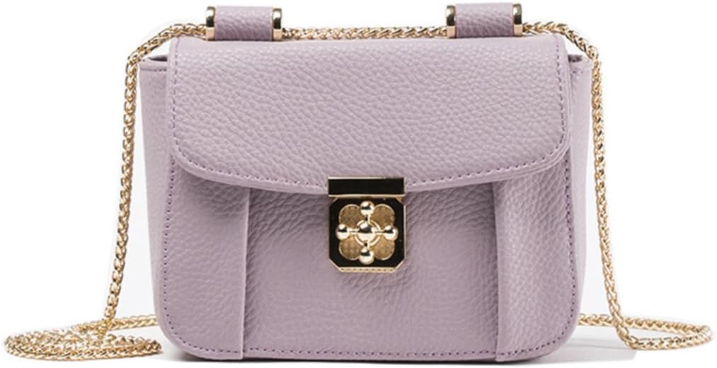 Katoony Womens Girls Fashion PU Leather Turn Lock Chain Strap Shoulder Handbag Tote Crossbody Bag Purse