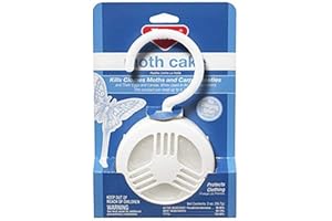 Enoz Moth Cake Kills Clothes Moths, Carpet Beetles, and Eggs and Larvae