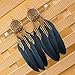 Fashion Earrings, UMFun Bohemia Feather Long Design Dream Catcher Earrings for Women Jewelry (Green)