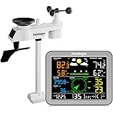 Sainlogic Wireless Weather Station with Outdoor Sensor,Weather Forecast, Temperature,Air Pressure,Humidity,Wind Gauge,Rain Gauge（No WiFi）