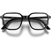LONDON MOLE&reg; Hollywood lightweight reading glasses | Sleek square frame | Thin contemporary minimalist style | Men&rsquo;s Women&rsquo;s Unisex | Spring hinges