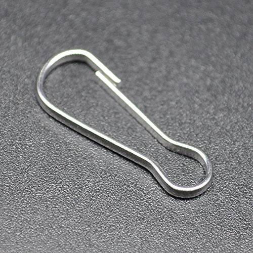 20 X Pet/Rat Hammock Clips Hooks Metal Clasp Stainless Steel Lanyard Cage Accessories (22mm)