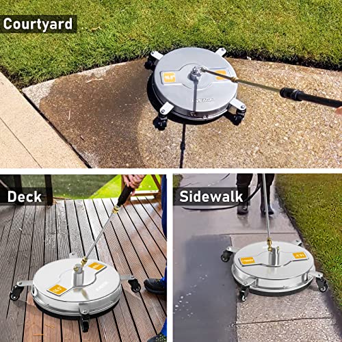 EVEAGE 16.5'' Pressure Washer Surface Cleaner, Power Washer Surface