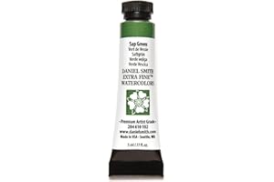 Daniel Smith Extra Fine Watercolor Paint, 5ml Tube, Sap Green, 284610102, 0.17 Fl Oz (Pack of 1)