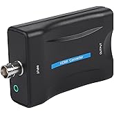 Tv Antenna to, BNC to HDMI Converter Display Coaxial Adapter Adapter Surveillance Monitor i Converter for HD 1080P/720P Video