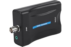 Coax to Hdmi Adapter BNC to HDMI Converter Adapter Coax to Hdmi Converter for Tv Antenna 1080P/720P HD Display Video Adapter 