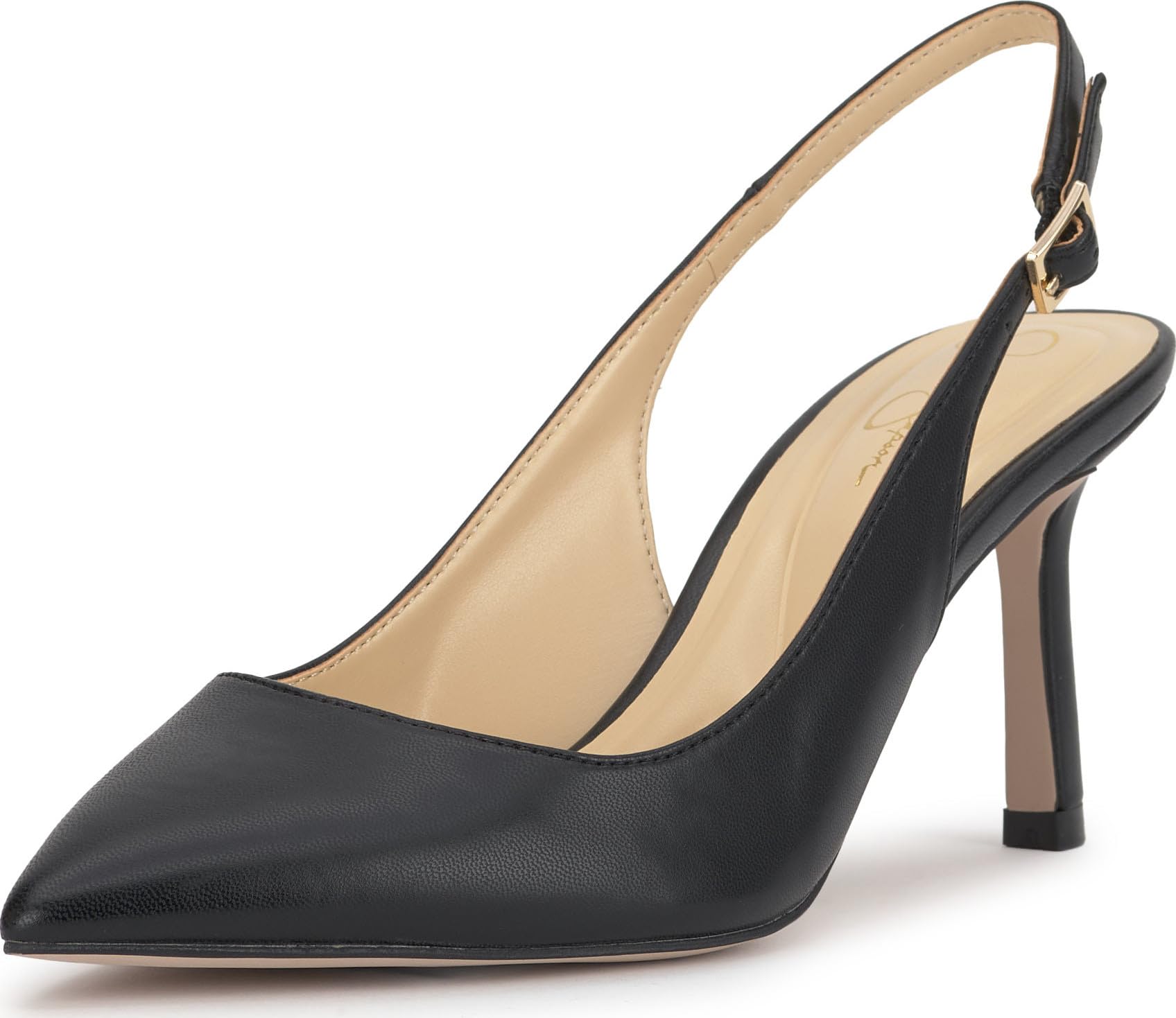 Jessica Simpson Dressi Classic Slingback Pump, Black, 10