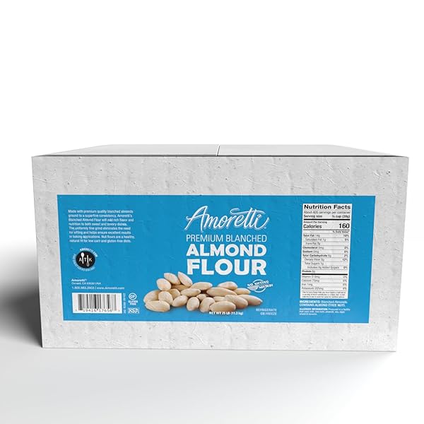 AMORETTI – BLANCHED ALMOND FLOUR (EXTRA FINE) – 3 LBS