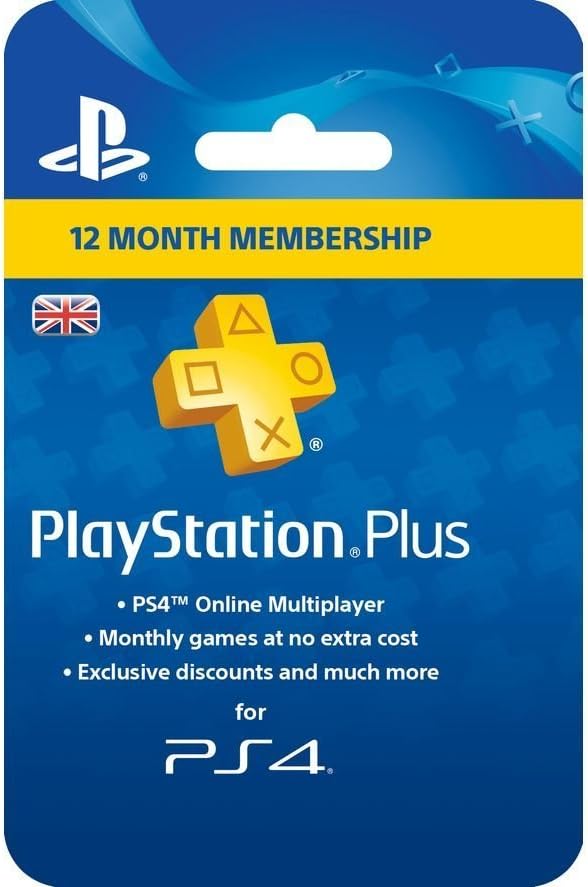 Playstation Plus 1 Year Subscription Card (For PS3, PS4 & PSVita