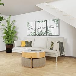 3 Pieces Blessed Sign Wall Decor - Thankful