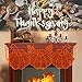 Camlinbo Fall Thanksgiving Decorations Mantle Scarf for Fireplace 20 x 60 Inch Orange Lace Pumpkin Maples Leaves Fireplace Mantle Scarves Cover Fall Decorations for Home Thanksgiving Mantel Decor