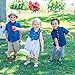 Voucchi 4 in 1 Outdoor Games for Kids, Potato Sack Race, Egg & Spoon Race, 3 Legged Race & Bean Bag Toss, Backyard Party & Picnic Fun for All