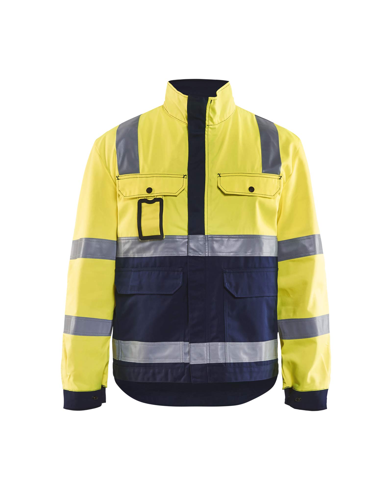 Blakläder 402318043389XS Size X-Small Cl.3 "High Vis" Jacket - Yellow/Navy Blue — image 1