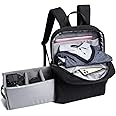 CADeN Camera Backpack Bag with 15.6 Inches Laptop Compartment and Tripod Holders, Waterproof Camera Case for DSLR/SLR Mirrorless Camera Large Capacity, Camera Case Compatible for Canon Sony Nikon