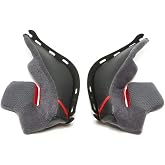 Shoei RF-1200 Cheek Pad Set 35mm Motorcycle Helmet Accessories - Black/One Size