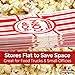 Leak-proof, Grease Resistant Popcorn Bags 500 Pack. Tear Resistant, Single Serving 2oz Paper Sleeves in Nostalgic Red/White Design. Great Movie Theme Party Supplies, Retro Carnivals & Fundraisers