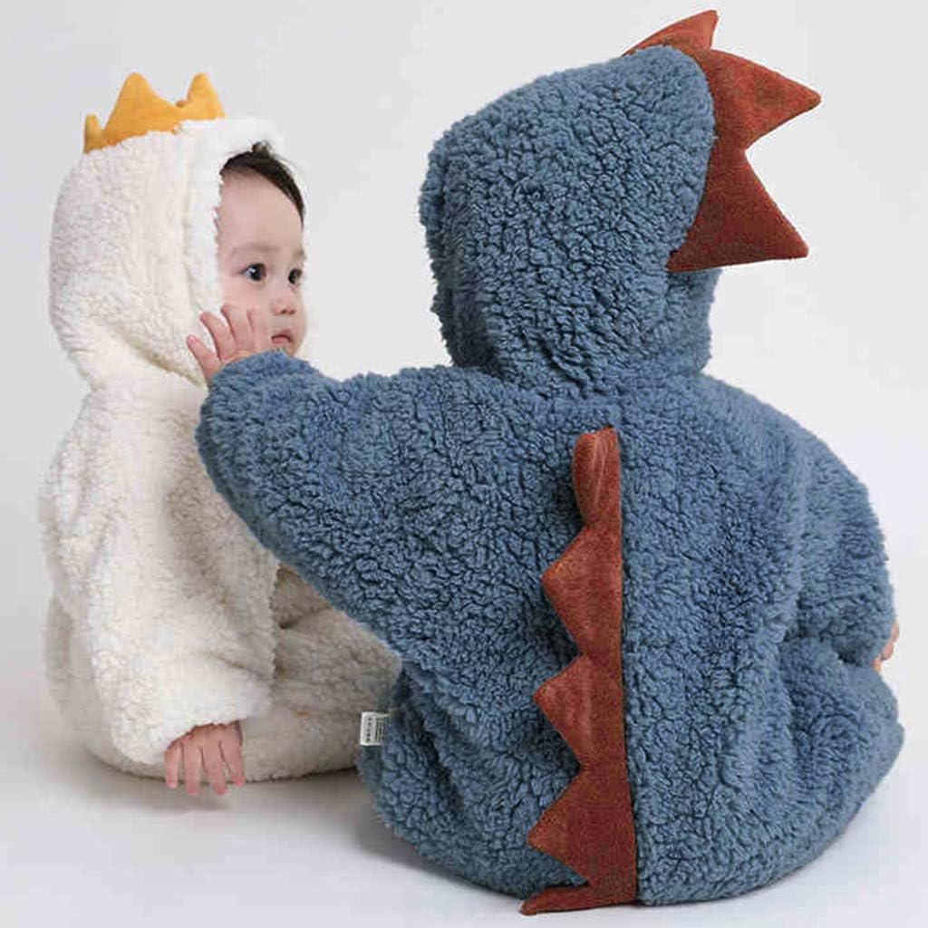 Babykleidung Neugeborene Winter,Covermason Neugeborenes Baby M/ädchen Junge Overall Mit Kapuzen Cartoon B/är Samt Spielanzug Strampler Kleider