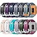 Wepro For Fitbit Ionic Watch Band, Bands Replacement Sport Strap Accessory for Fitbit Ionic Smartwatch, Small, Blue Gray