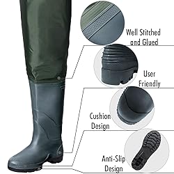 OXYVAN Chest Waders with Boots for Men