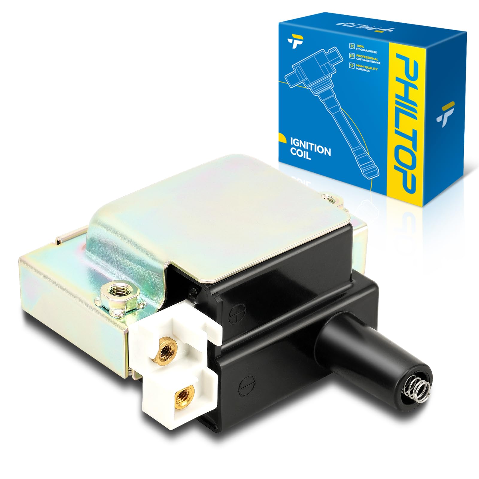 Photo 1 of PHILTOP UF89 Ignition Coil Pack Compatible with 1997-2001 CR-V, 1992-2001 Integra, 1992-2000 Civic, 1990-1991 1998-2002 Accord L4, 1993-1997 Civic del Sol