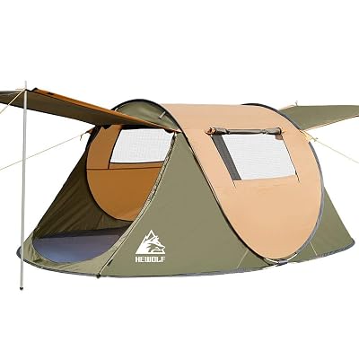 everest tent camping 4 EVER ADVANCED Person Blackout Tent, 60s Easy Setup Instant Cabin for Family, 4000mm Water-Resistant & UV Protection Light-Blocking Tent with Rainfly for Outdoor Travel, 8' x 7' KED - Berlin - Größe:M (52 - 58 cm) Holiday Travel Welcome to a new Alvi Baby-Mäxchen Außensack Baumwolle