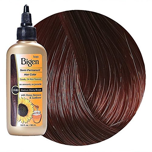 Bigen Semi-Permanent Haircolor #Chb3 Medium Cherry Brwn 3 Ounce (88ml) (3 Pack)