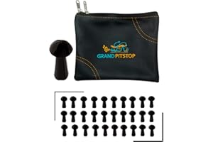 GRAND PITSTOP Replacement Mushroom Plugs for tubeless Tire Puncture Repair kit - for Cars, Motorcycles- Spare Plugs (30 Plugs)