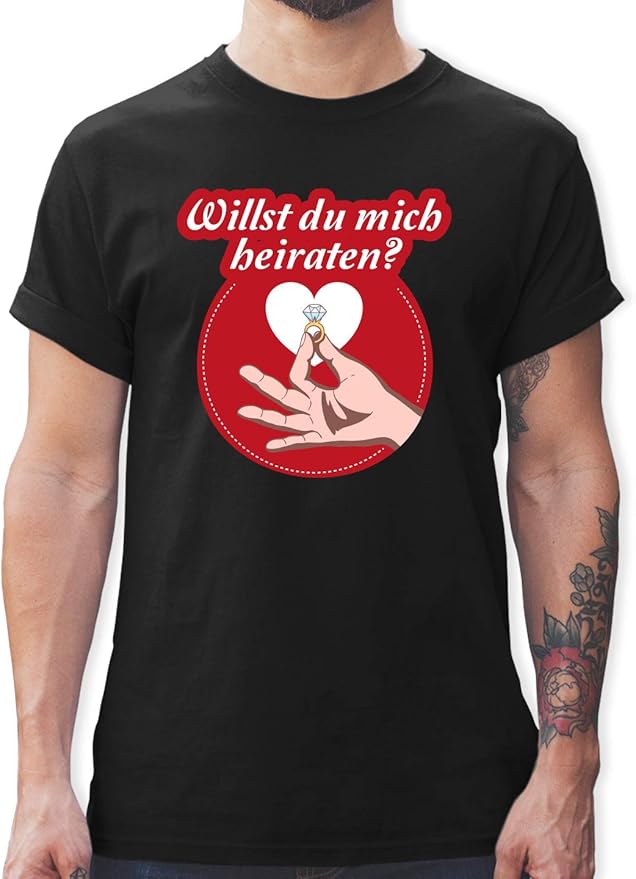 Willst Du Mich Heiraten T Shirt