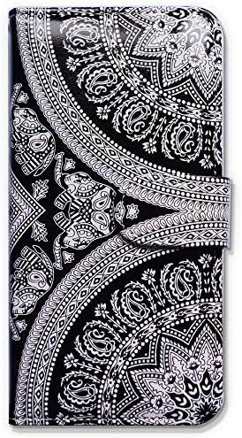 CycleMore Folio PU Leather Case Cover with Card Holder for Women/Men for Apple iPhone 7 - Flower 15