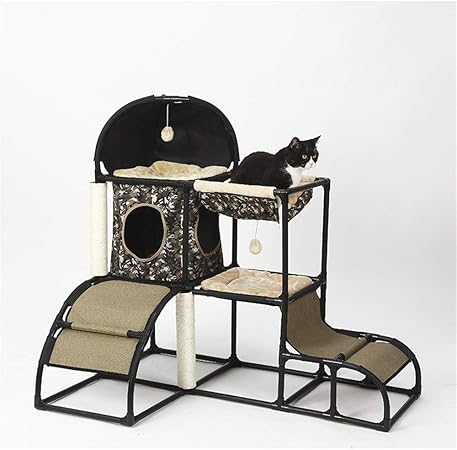 Jerarquía de la cama del animal doméstico Árbol for gatos de varios