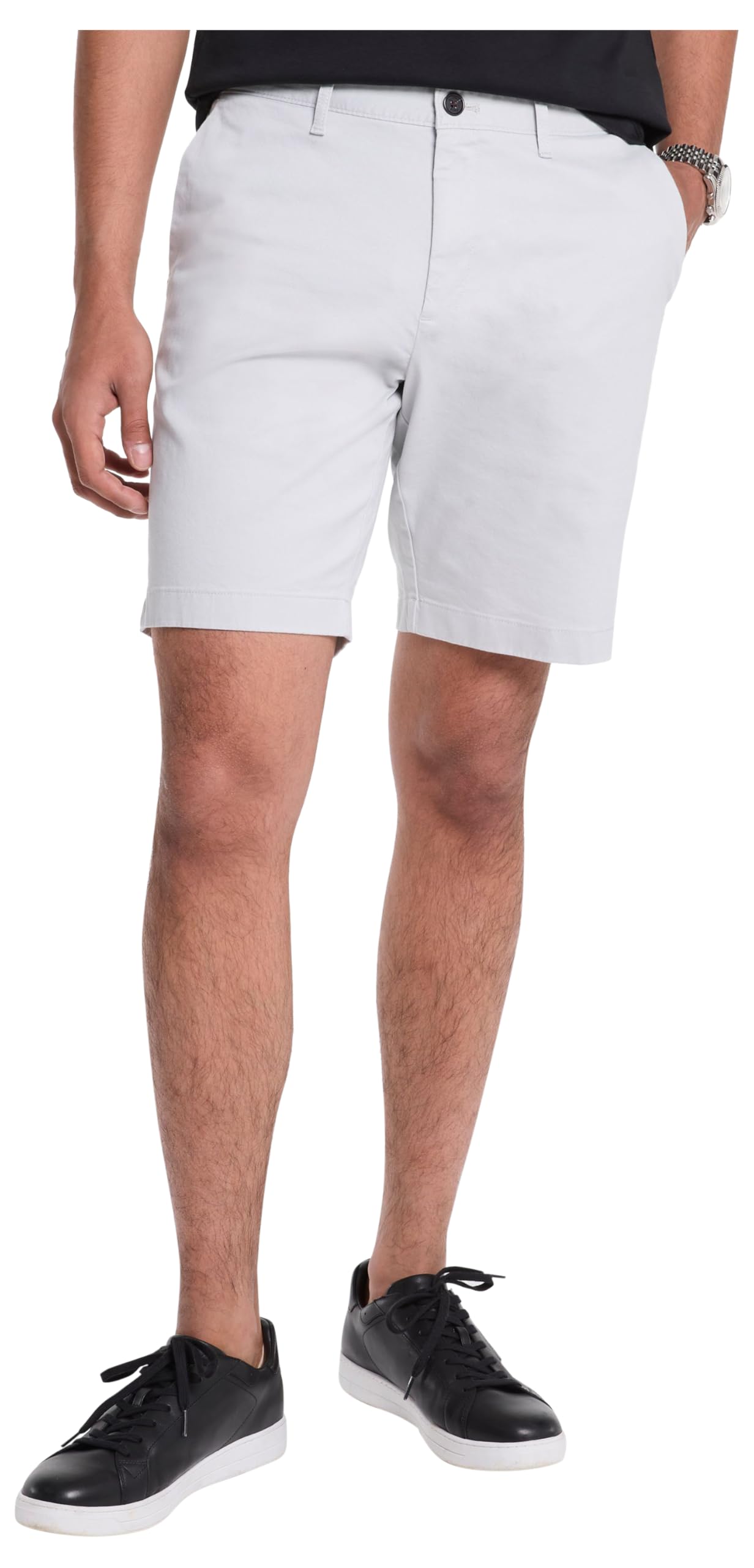 Michael Kors Men’s Cotton Stretch Short, Pearl Grey