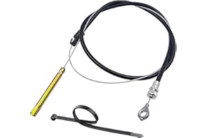 ZANFYXIL GW-55048P Forward Clutch Cable - Replacement for Troy-Bilt Bronco/Tuffy Tillers (12213, 21A-521-081, 12180, 12210), Cub Cadet, MTD, White Outdoor - Replaces 55048, GW-55048-1 Pack