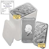 2018-Pres. (Random Year) P 10-Lot 1 oz AU Silver Dragon Bars $1 Seller BU | Australian Rectangular Bar Coins Brilliant Uncirculated with Certificates of Authenticity
