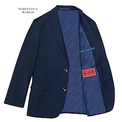 Marvelous World Boys Suits Navy Slim Fit Size 10