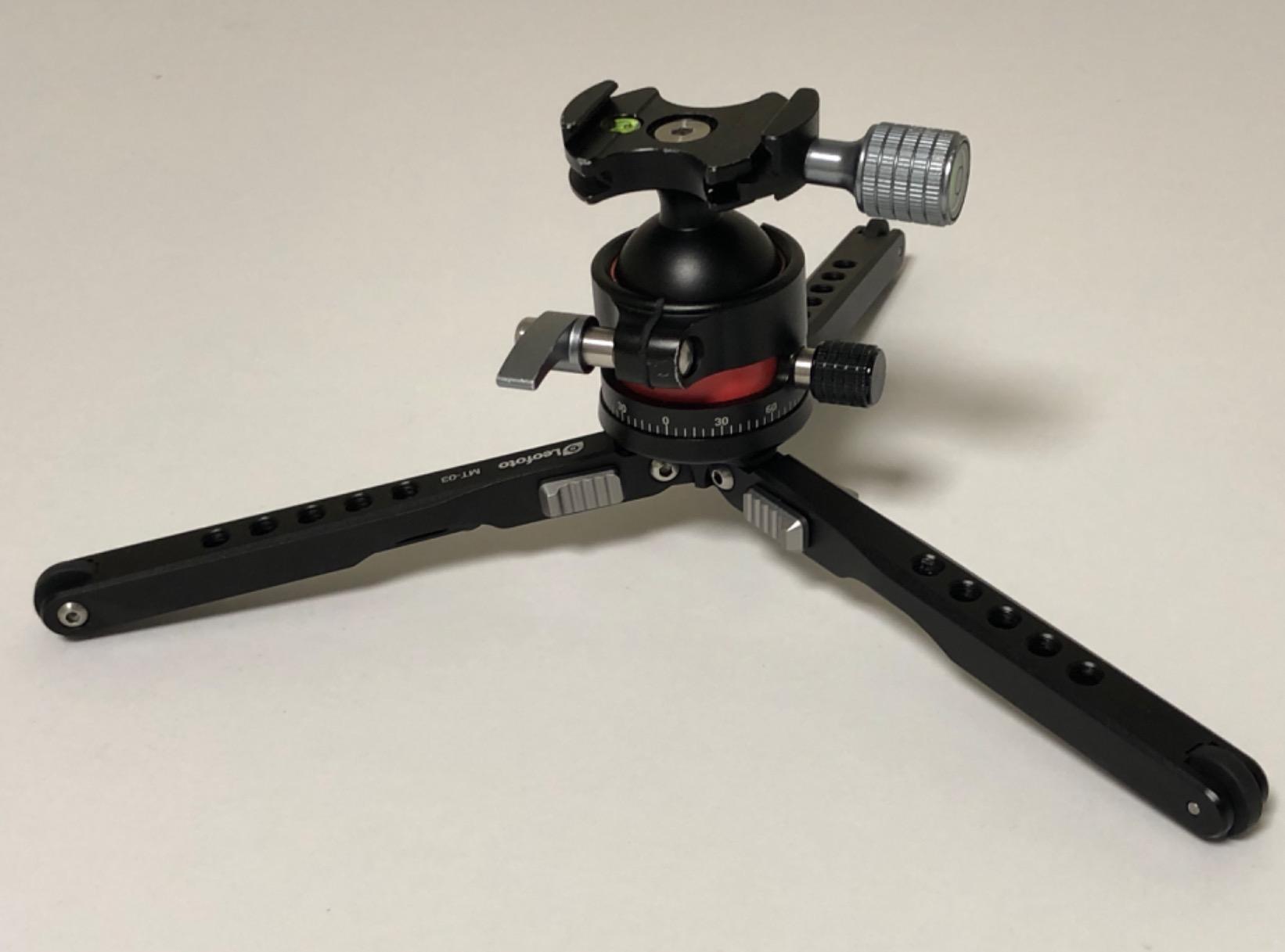 13/mo Finance Leofoto MT03 2 Section Table Top Tripod/Pocket Pod 1/