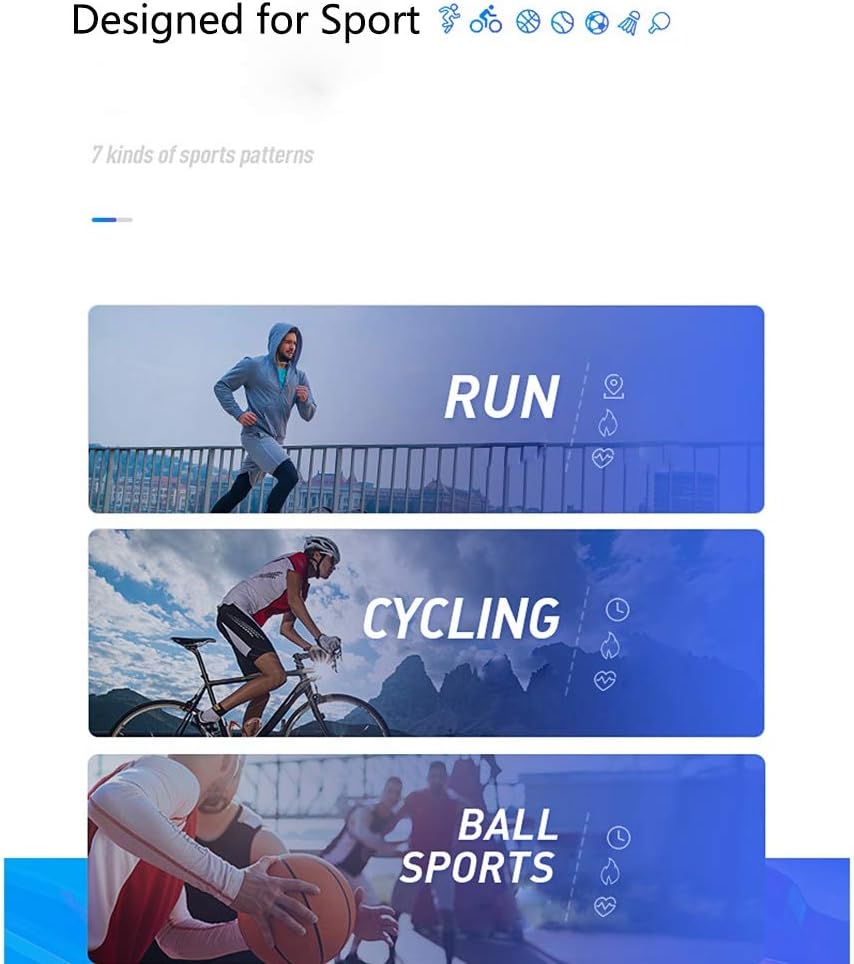 Amazon.com: WANGOFUN Color Screen Smart Watch, Sport Smart ...