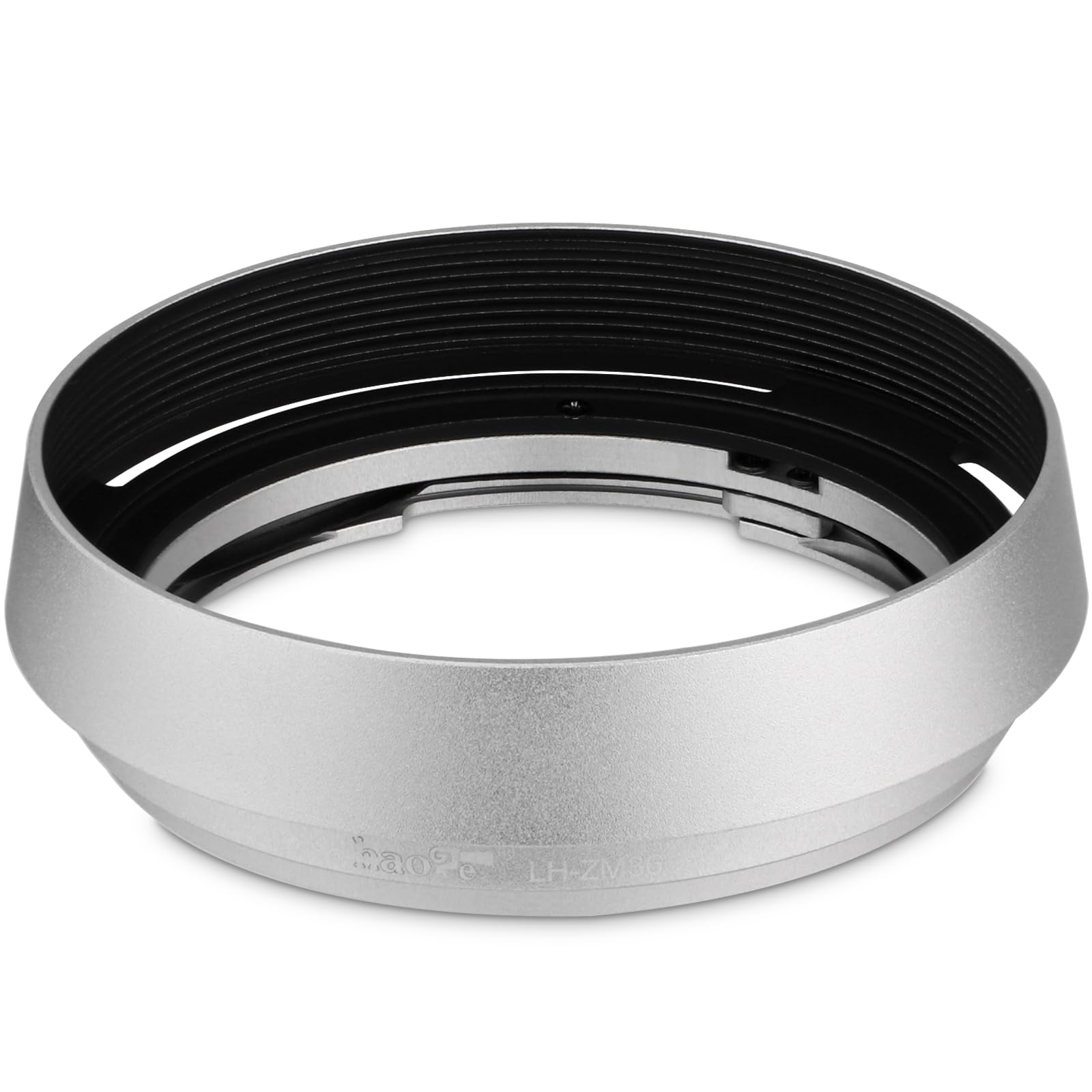 Haoge LH-ZM36 Bayonet Metal Round Lens Hood for Carl Zeiss Distagon T 1.4/35 35mm f1.4 ZM Lens Silver