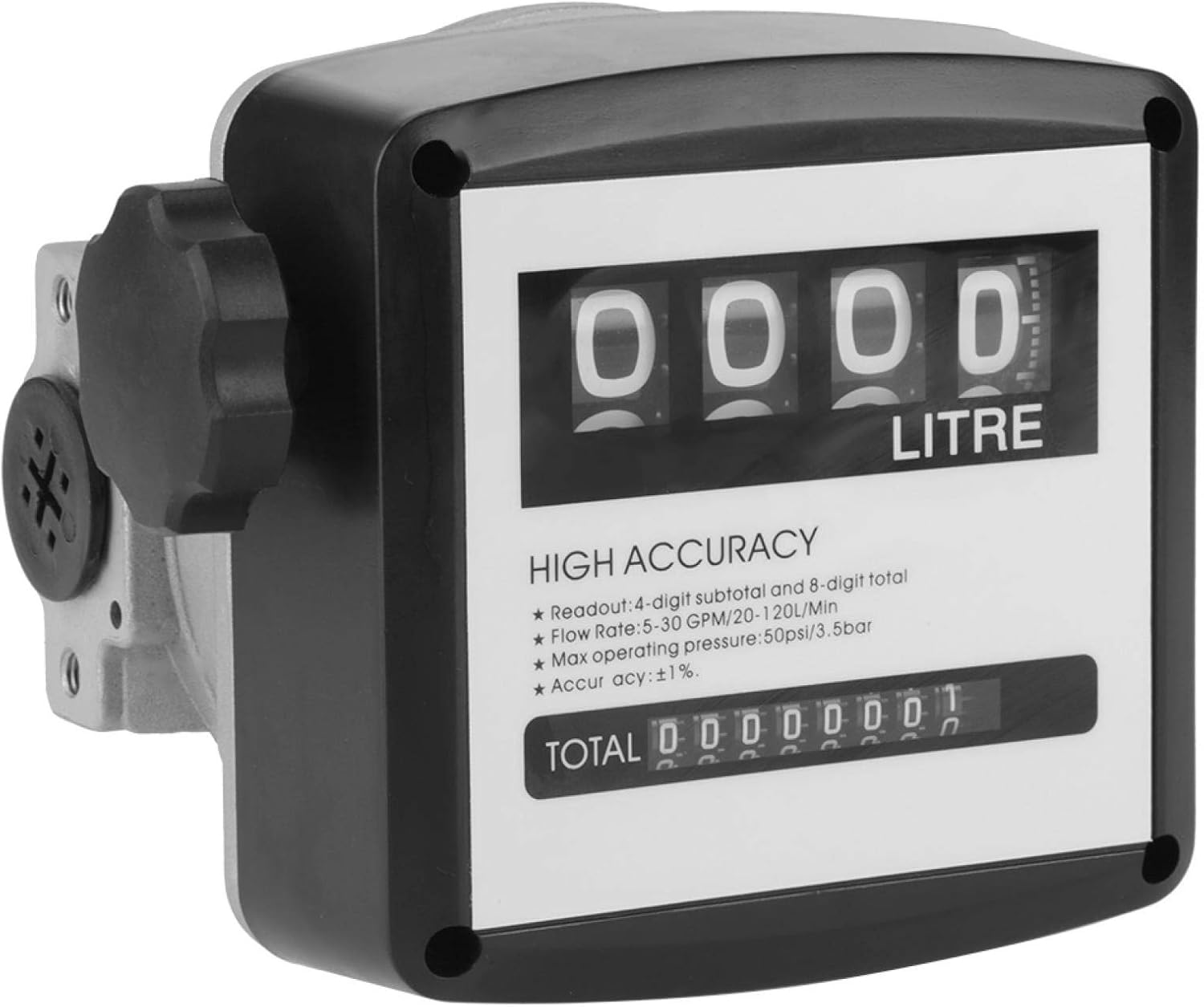 Fuel Flowmeter, Pump Flow Meter Diesel Fuel Flow Meter Gallon Meter 1