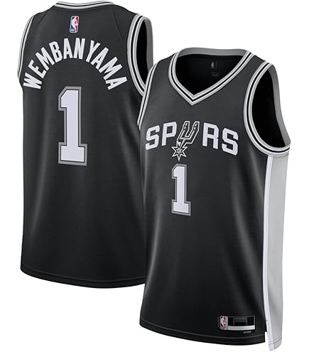 Amazon.com: Coffee Black 7 San Antonio Basketball Jersey Sewn Any