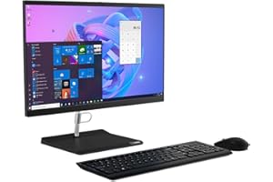 Lenovo All-in-one Desktop Computer | 21.5" FHD IPS Anti-Glare Display | 32GB DDR4 RAM | 1TB PCIe SSD | Intel Core i3 Processor | Wi-Fi, Webcam | DVD-RW | HDMI | Windows 11 Pro