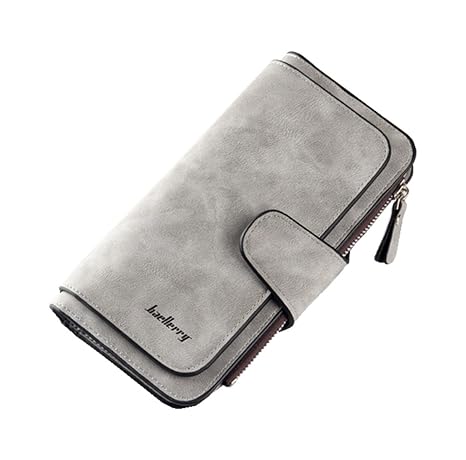 DNFC Damen Geldbörse Portemonnaie Lang Portmonee Elegant Clutch Große Kapazität Handtasche Geldbeutel PU Leder Geldtasche mit