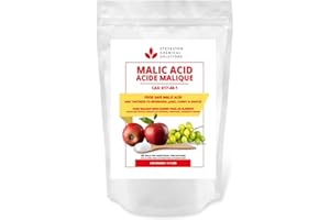 Malic Acid Powder – 500g / 1.1 lb | Natural Tartness Enhancer | Steveston Chemical Solutions