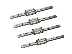 Mssoomm Miniature Linear Sliding Guideway Rail 4Pcs