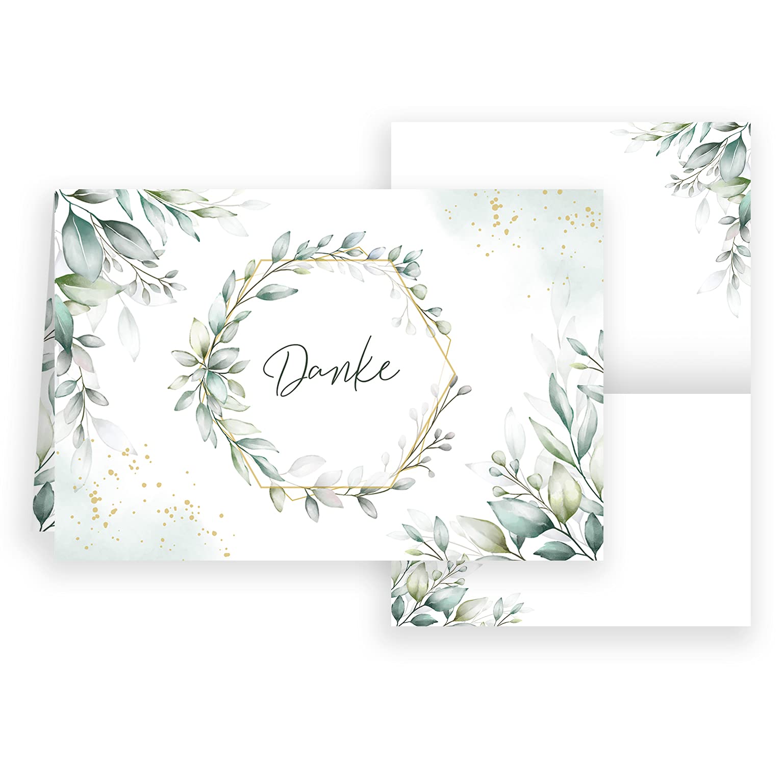 10 Thank You Cards with Envelope Thank You Card Folding Cards Thank You Wedding Celebration Anniversary Mourning Cards Thank You Cards Business Stylish