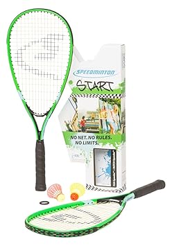Speedminton START Set – Alternative zu Beachball/Federball inkl. 2 Original Speeder Made in Germany