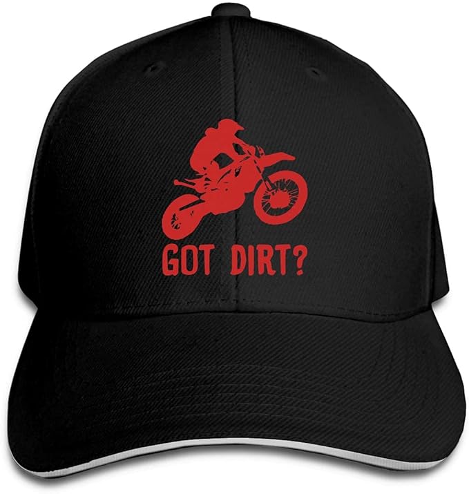 Got Dirt Bike Motocross Racing Baseball Caps Adjustable Sandwich Caps
